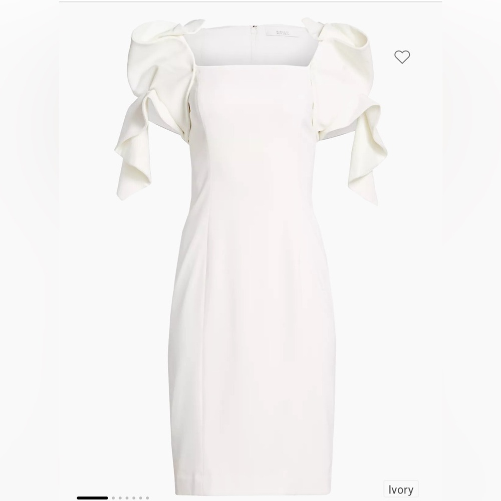 Badgley Mischka Origami Sleeve Dress
